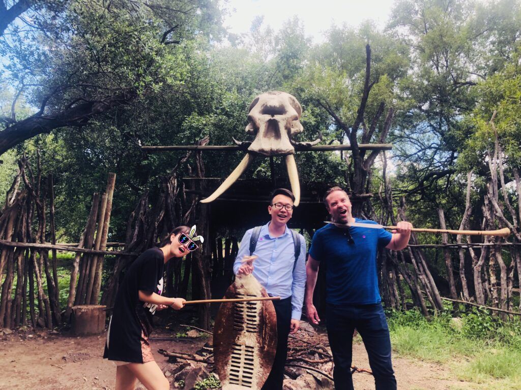 Checking out Lesedi Cultural Village - this wasn't just a tourist attraction, we are planning to include more of an African flavour in the screenplay so this was a bit of research.